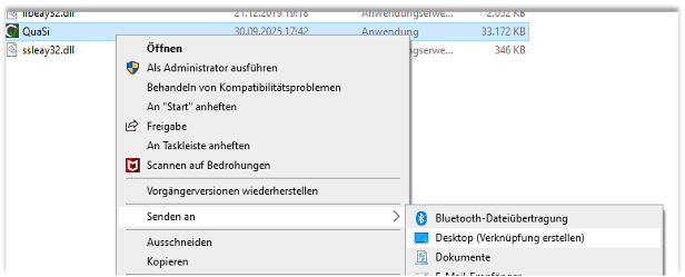 Desktop Verknüpfung erstellen